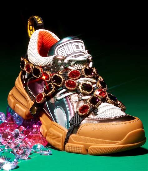 gucci sneaker jewls|Gucci crystal studded sneakers.